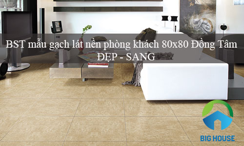 BST gạch lát nền phòng khách 80×80 Đồng Tâm ĐẸP – SANG – GIÁ RẺ