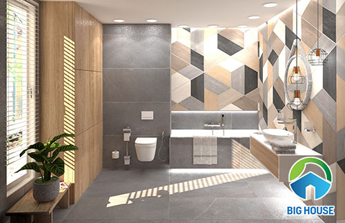 xu hướng ốp gạch nhà vệ sinh 2026
