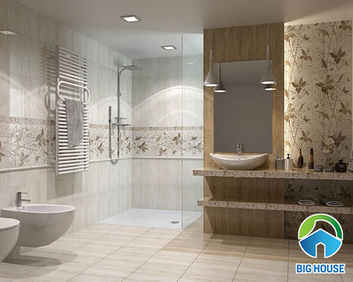 xu hướng ốp gạch nhà vệ sinh